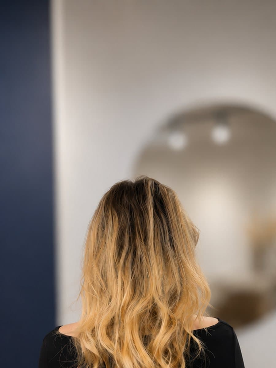Before — Curly effect
